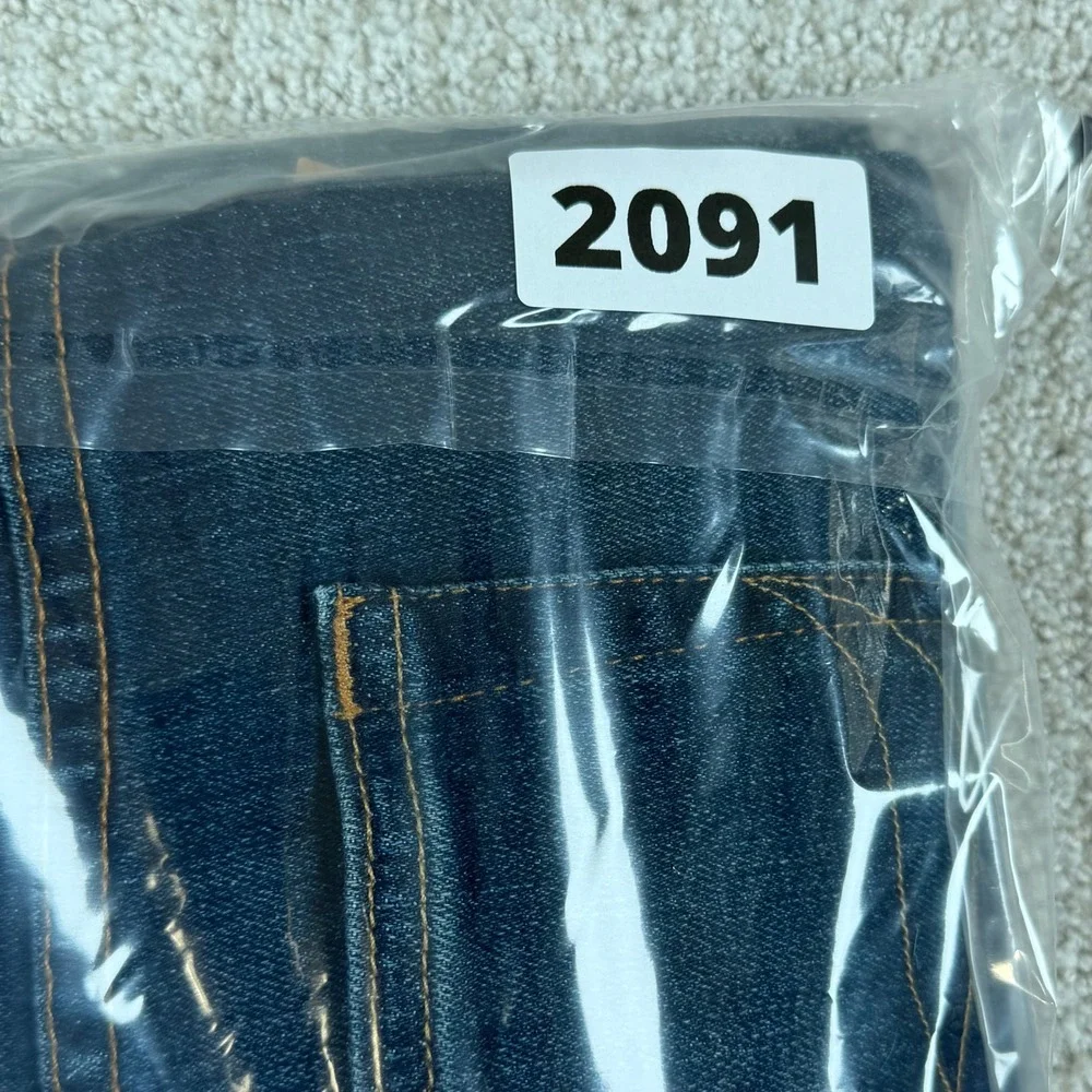 NEW Polo Ralph Lauren Mens 46x34 Prospect Straight Leg Denim Blue Jeans